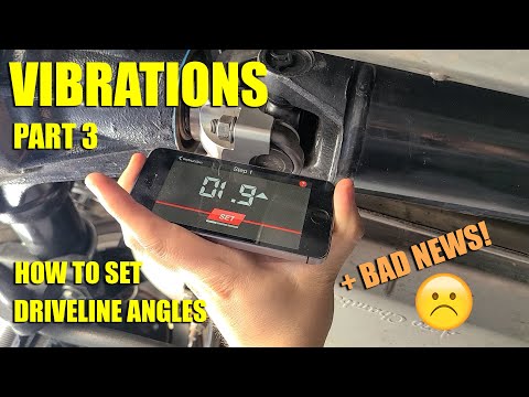 Vibrations Part 3   Driveline angles