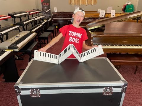 Carry-On 88 Key Folding Piano Review - Unboxing - by Noah - Zomac School of Music