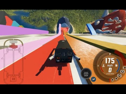 BeamNG drive - #20 Epic high speed Jumps & Mouth Of Shark l ThisisBeamNG