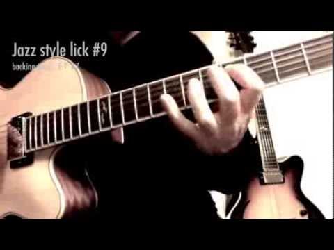jazz style lick #9 (fast & slow) E-7  A7