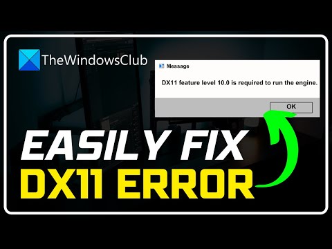 DX11 feature level 10.0 is required to run the engine