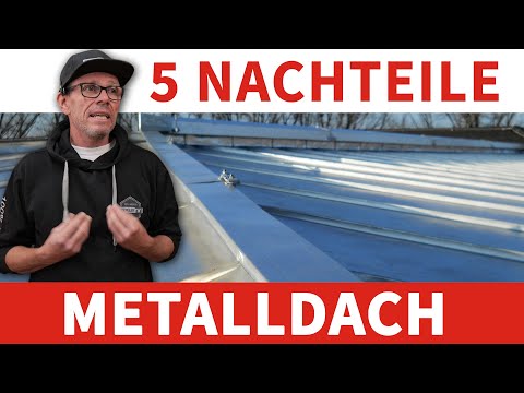 5 Nachteile von einem  Metalldach