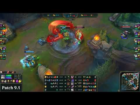 Faker as Galio vs Renekton Mid Season 8 Challenger Ranked Gameplay