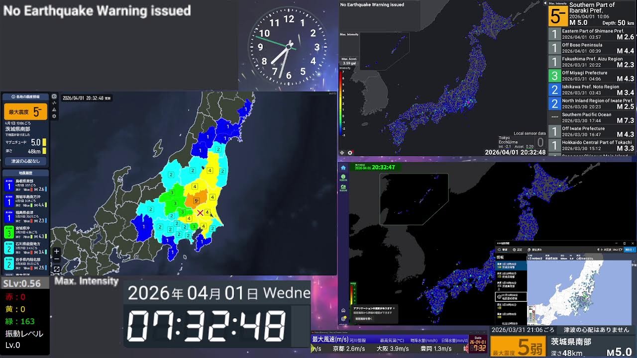 newfall: real-time earthquake information in japan (revised + remastered, part 55)