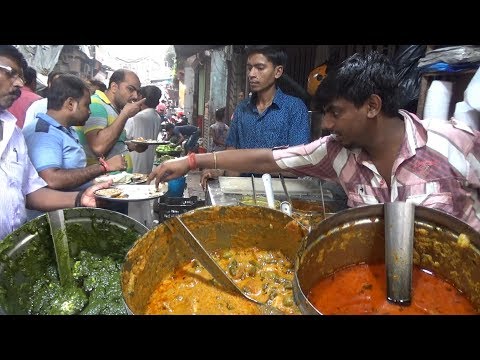 Half Veg Curry 2 Roti @ 28 rs | Half Sabji Half Rice @ 40 rs | Borobazar Kolkata Street Food Video