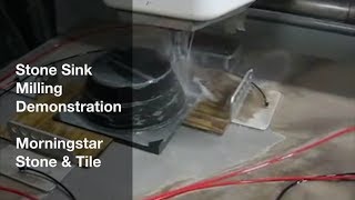 preview picture of video 'Morningstar Stone & Tile Stone Sink Milling Demonstration'