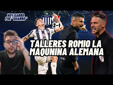 SE ROMPIO LA MAQUINA ALEMANA / TALLERES 2 RIVER 1 / -RESUMEN-