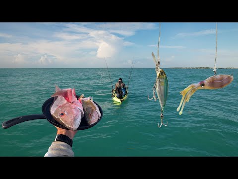 MULTI-Species Kayak Fishing Paradise | Catch Clean Cook Fish Sampler! (Florida Keys Fishing)