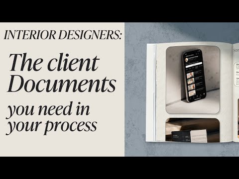 Interior designers: don't forget these client documents in your process!