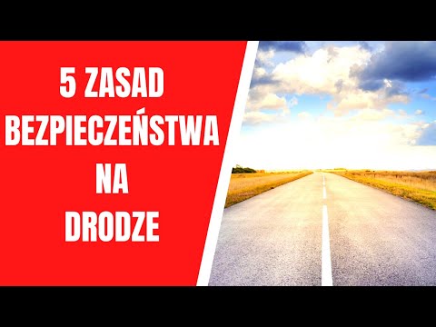 Zasady bezpieczeństwa na drodze - 5 wskazówek dla pieszych