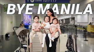 LEAVING MANILA WITH MY THREE KIDS...