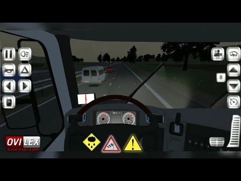 Euro Truck Evolution - Scania 8x6 GamePlay (Truck Flip/Flies In The Air, Rain Weather & Misfortunes)