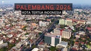 Download lagu Kota Palembang Terbaru 2026, Kota Tertua Indonesia dari Udara dengan Drone mp3