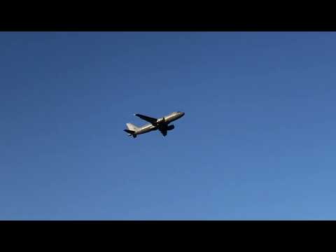 Hungarian Air Force A319 takeoff Budapest