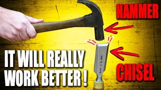 This will make wood chisels work SO MUCH better!