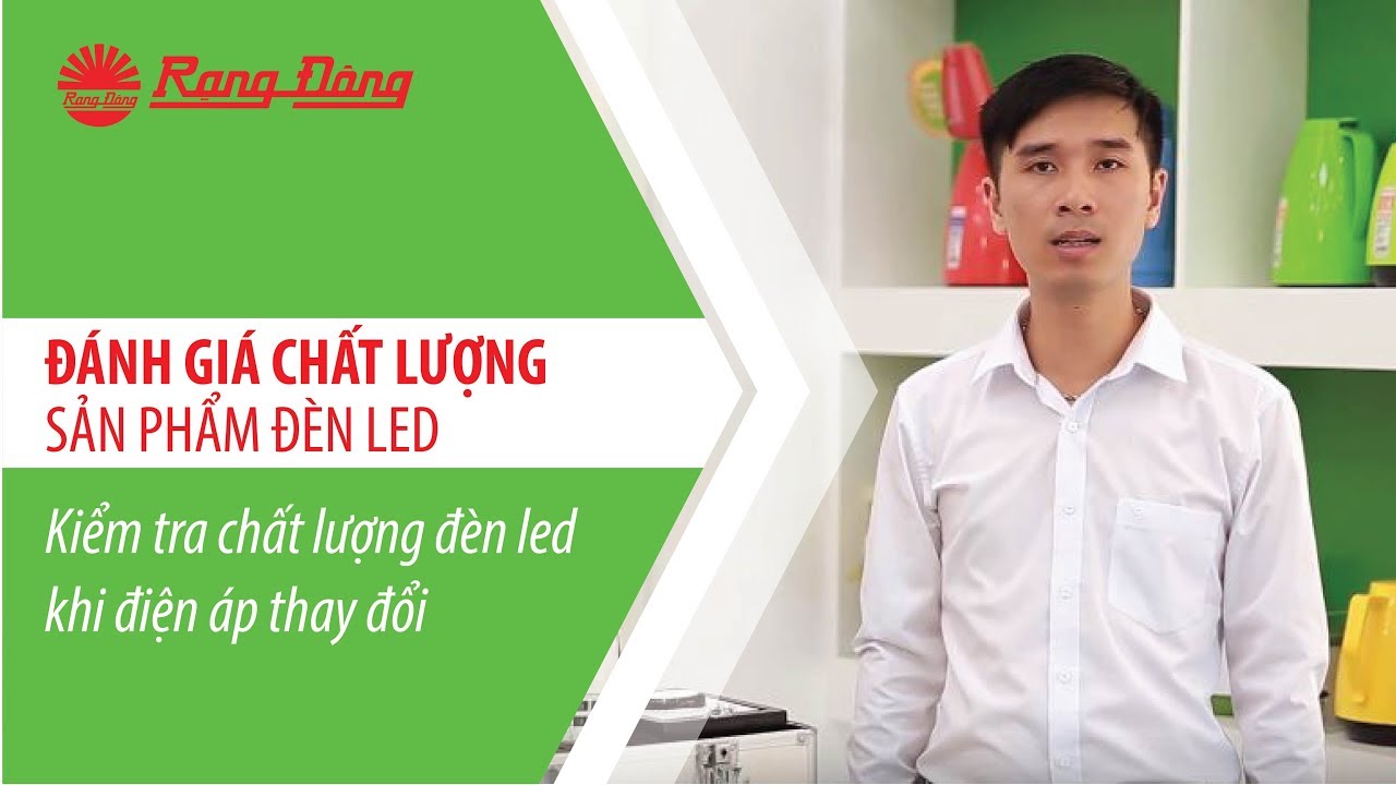 Đánh giá chất lượng đèn LED || Kiểm tra chất lượng ánh sáng khi điện áp thay đổi