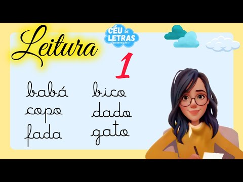 AULA DE LEITURA| LETRA CURSIVA 1° Parte