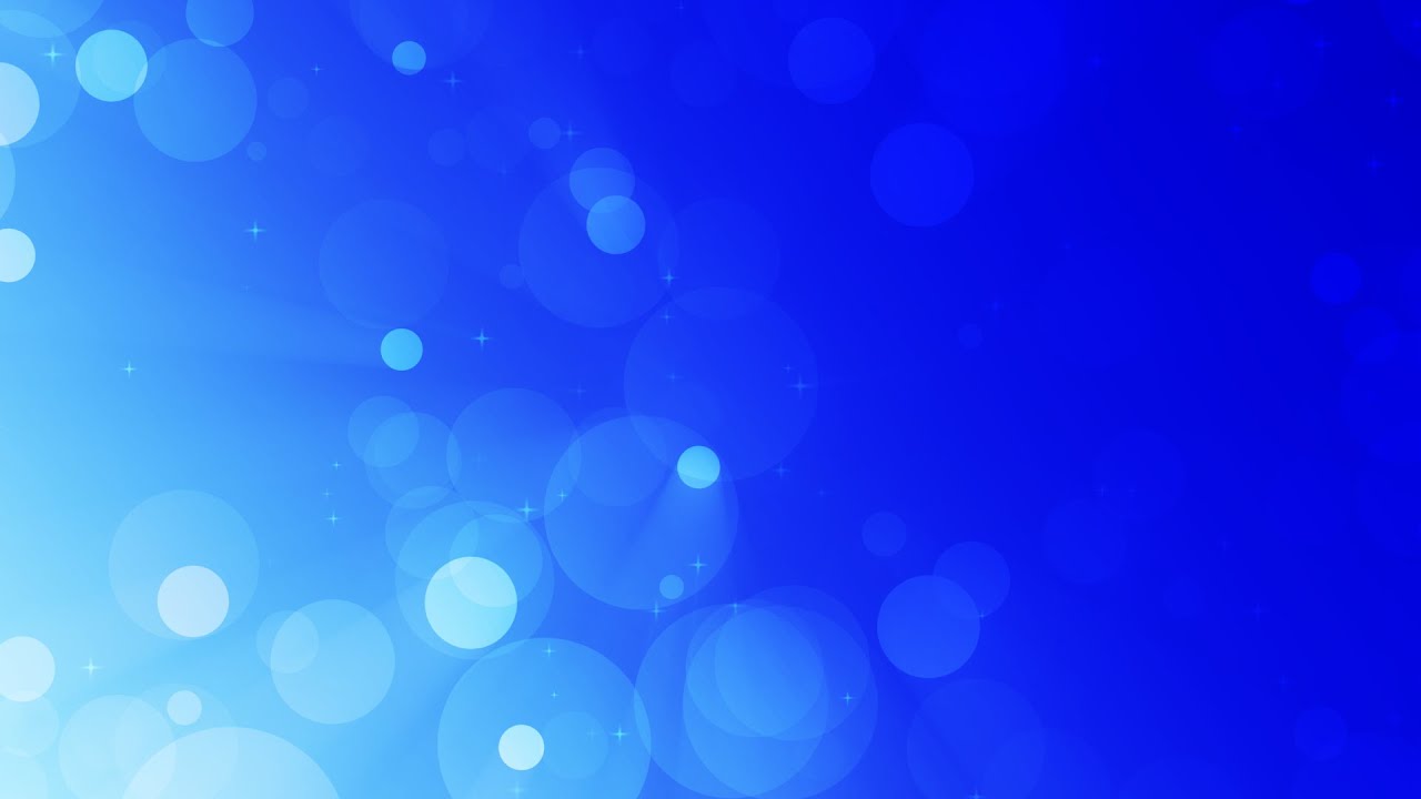 Colorful abstract dark blue-light blue bokeh particles background | 4K
