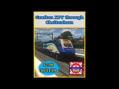 Grafton XPT through Cheltenham (30/11/18)