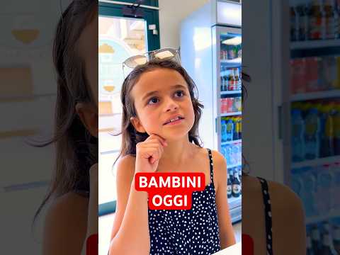 BAMBINI IERI VS OGGI AL BAR 🍹- iPantellas