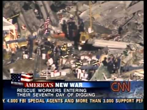 CNN 9/11 LIVE TV Coverage (9/17/01)  3:45 A.M - 4:00 A.M