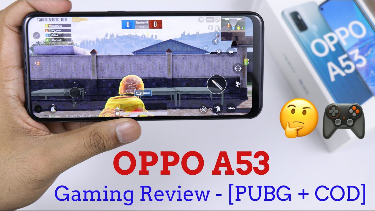 OPPO A53 - In-Depth Gaming Review [PUBG + COD] with FPS | Can you do hardcore gaming in It?