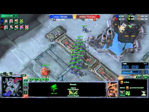 Starcraft --  Legacy of the Void  -- Nerchio (Z) vs FireCake (Z) on Orbital Shipyard