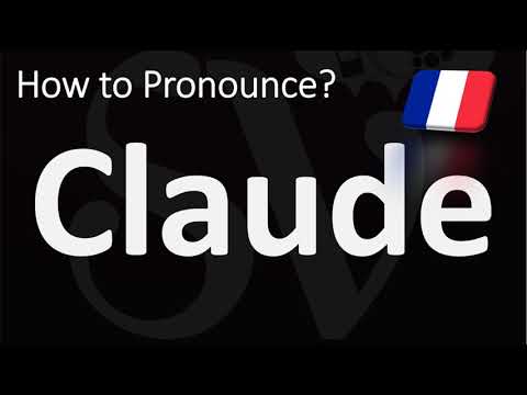 How to Pronounce Claude? (FRENCH)