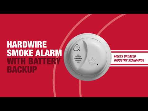 First Alert SMI100-AC | Hardwire Smoke Alarm with Battery Backup