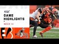 Bengals vs. Browns Week 14 Highlights | NFL 2019