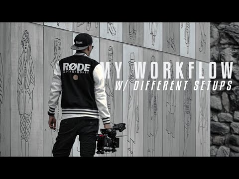 MY WORKFLOW W/DIFFERENT SETUPS (4K)/ LUMIX GH5/GX800, GOPRO HERO8, iPhone 11 pro max