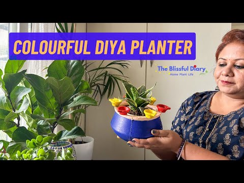 video - DIY Diya Planter