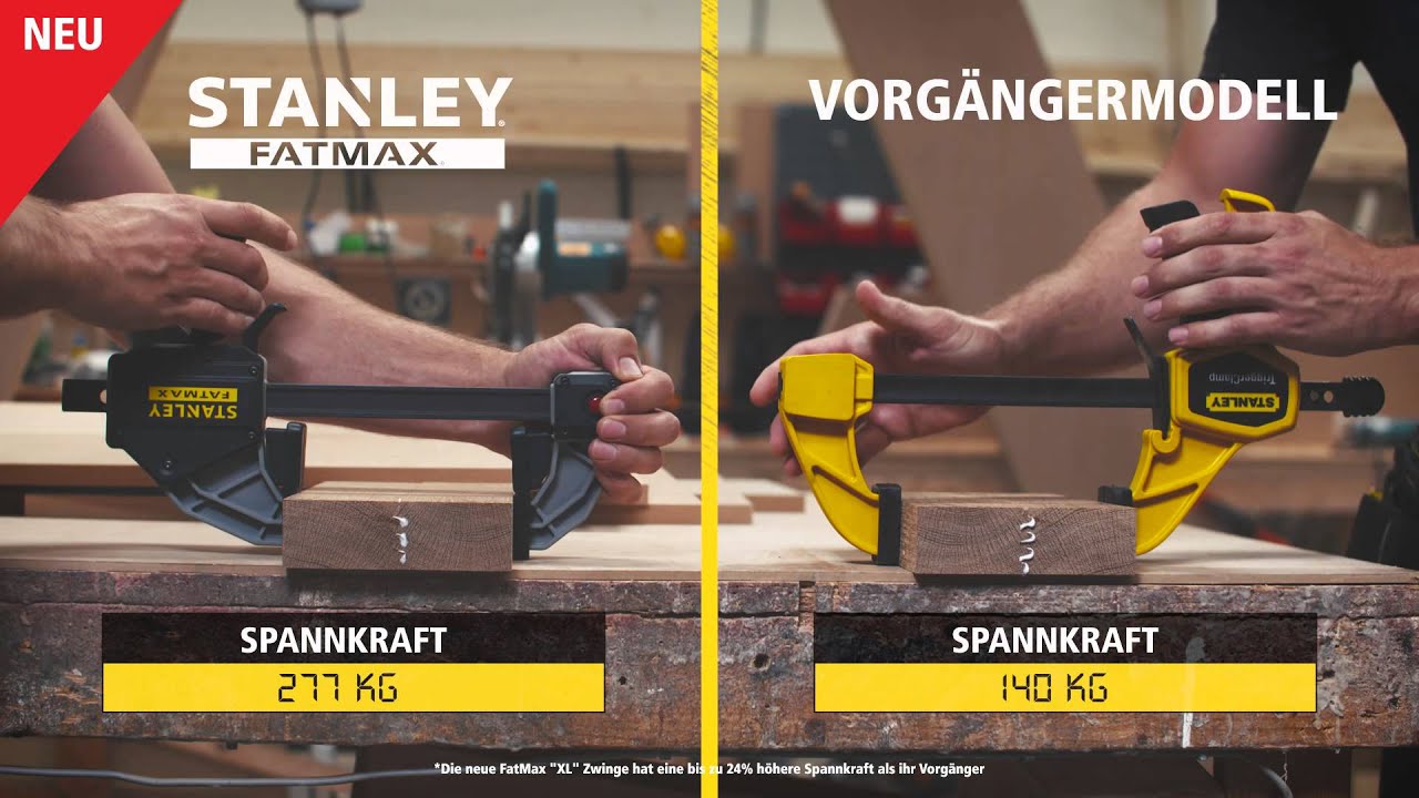 Stanley Fatmax Einhandzwinge Small, 120 mm 120 mm Stanley Fatmax Einhandzwinge Small, 120 mm 120 mm