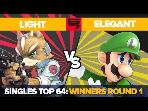 Light vs Elegant - Ultimate Singles: Top 64 Winners Round 1 - Genesis 7 | Fox vs Luigi