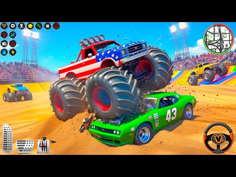 American Monster Truck Derby Demolition SIM 2021 - Android Gameplay.