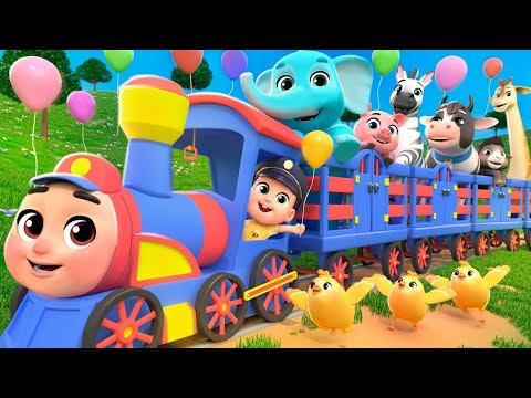 "Ultimate Choo Choo Animal Train Adventure! 🚂🎶 Fun Nursery Rhymes for Kids!"