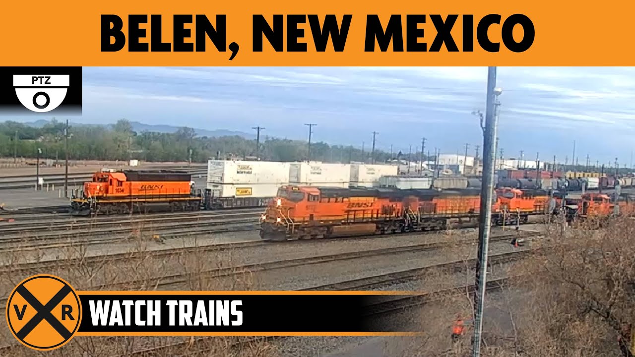 Live webcam view of Trenes en el Patio BNSF de Belen