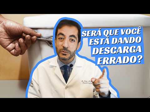 Part of a video titled Como dar descarga do vaso sanitário da forma correta que evite doenças