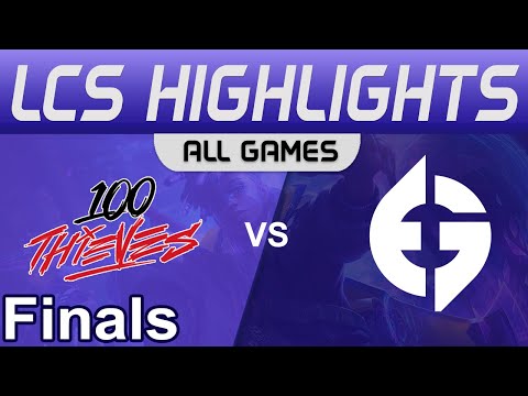 100 vs EG Highlights ALL GAMES Finals LCS Spring Season 2022 100 Thieves vs Evil Geniuses by Onivia