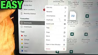 How To Open ZIP Files on iPad Pro | Full Tutorial