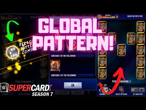 Wwe Supercard Global Pattern