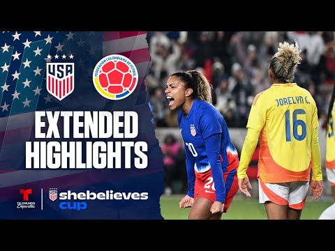 USA vs Colombia Femenina | Highlights SheBelieves Cup 2025 | Telemundo Deportes