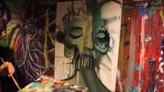 Time Lapse Painting 1- worms vs birds