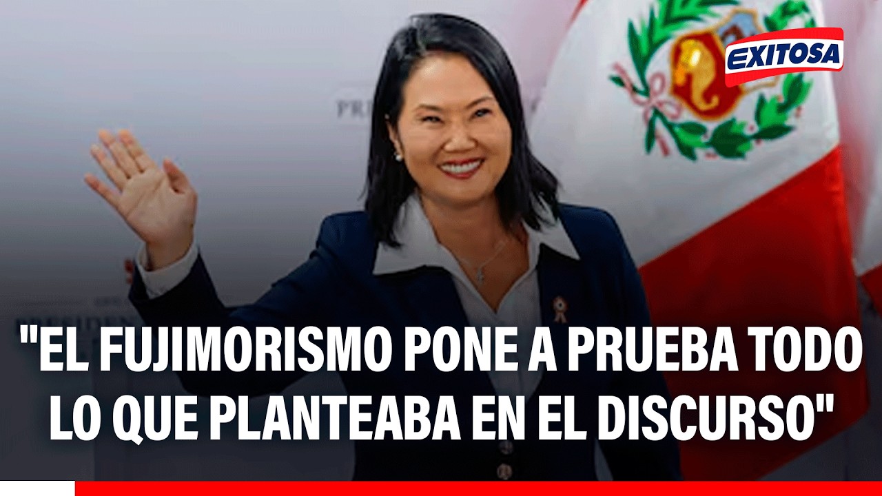 🔴🔵 Infante señaló que el inicio del gobierno de Keiko pondrá a prueba la capacidad del fujimorismo