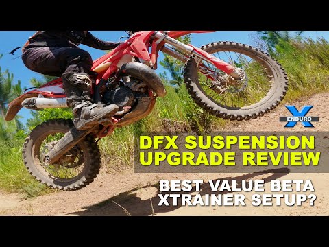 Beta Xtrainer suspension upgrade! DFX fork kit, shock valving & bladder review︱Cross Training Enduro