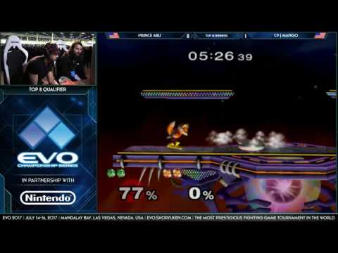 EVO 2017 - Mango (Fox) vs. Prince Abu (Jigglypuff) - WQF
