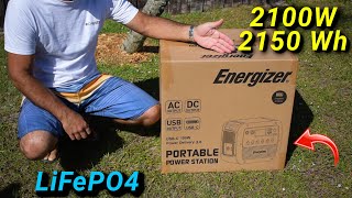Energizer 2100W LiFePO4 Portable Solar Power Station Super Review!