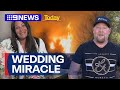 Couple secure new venue after original burnt down | 9 News Australia