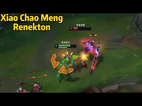 Xiao Chao Meng Renekton: He SOLO KILLED Aatrox at LEVEL 2 !