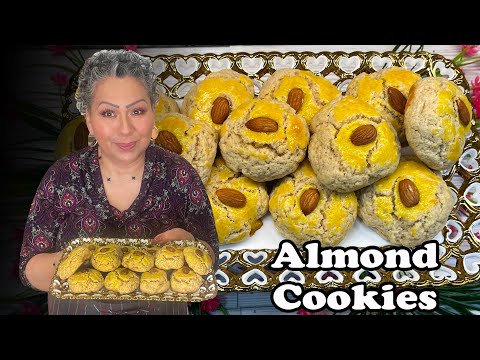 EASY Almond Cookies Recipe 5 Ingredients! | The Secret to Perfectly Crispy Edged Cookies Every Time!